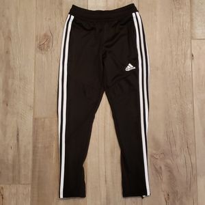 Boys Black Adidas Pants XS